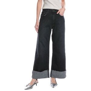 Hudson Jeans Womens Jodie Milano Noir Loose Fit Wide Leg Petite Jean size 28